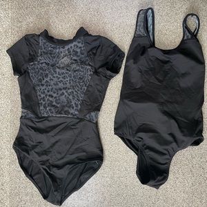 Bloch leotards, size child 14.  Sold as lot. EUC